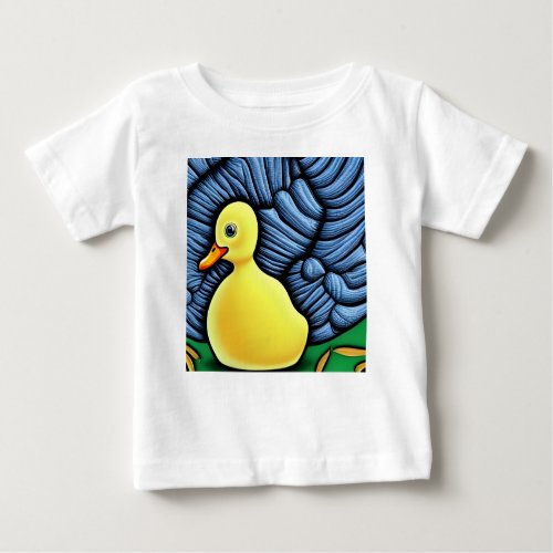 Little Yellow Duckling Baby T_Shirt