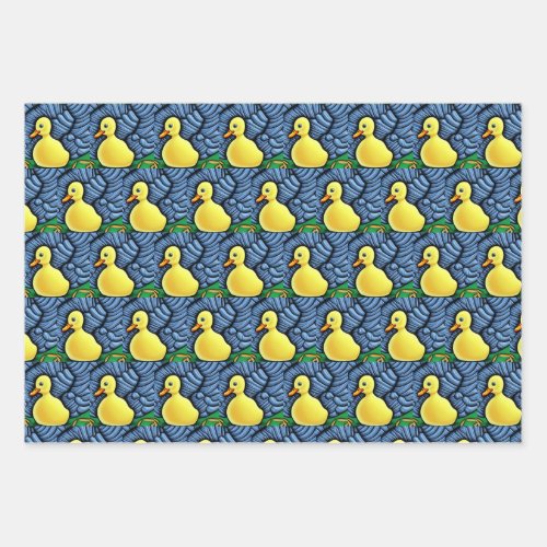 Little Yellow Duckling Wrapping Paper Sheets