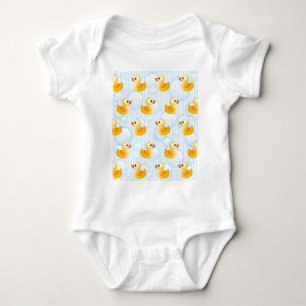 Little Yellow Ducks Baby Bodysuit