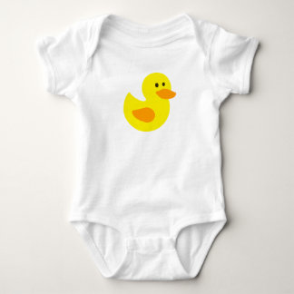 Little Yellow Ducky Baby Bodysuit