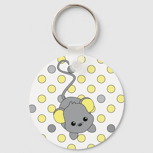 Little Yellow Ears Keychain (Front)