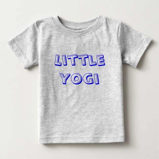 Little Yogi - Baby Yoga Clothes Baby T-Shirt (Front)