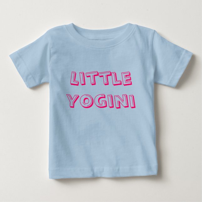 Little Yogini - Baby Yoga Clothes Baby T-Shirt (Front)