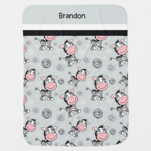 Little Zebras Baby Blanket