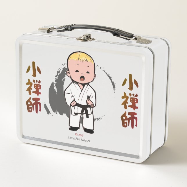 Little Zen Master Metal Lunch Box (Front)