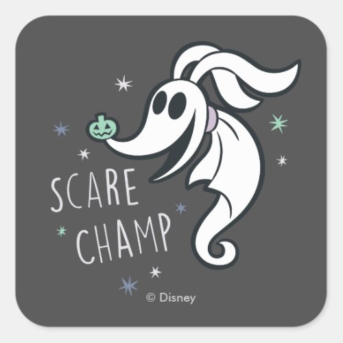 Little Zero _ Scare Champ Square Sticker