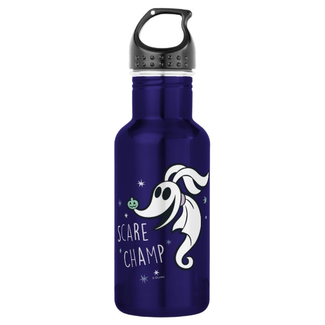 Little Zero - Scare Champ Stainless Steel Water Bottle (Front)