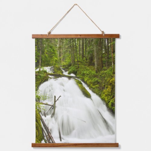 Little Zig Zag Falls  Mount Hood National Forest Hanging Tapestry