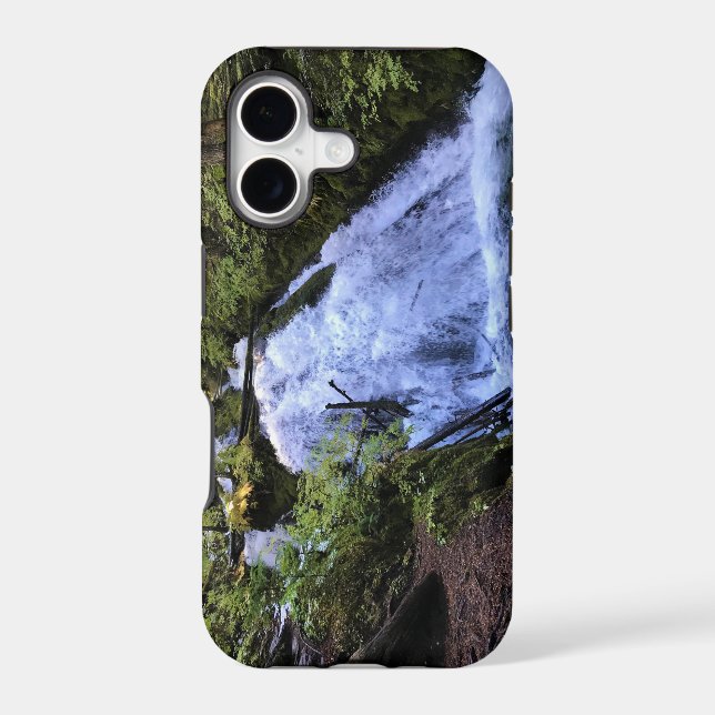 Little Zigzag Falls, OR Iphone Case (Back)