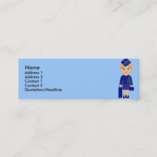Customizable littleairhostess2, business card templates