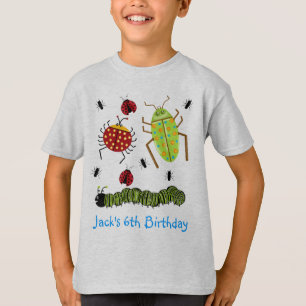 Littlebeane Bugs Insects Ladybug Ant Caterpillar T-Shirt