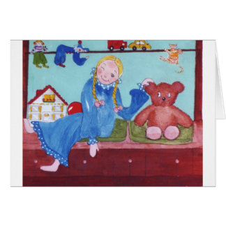 LittleGirl & TeddyBear Cards