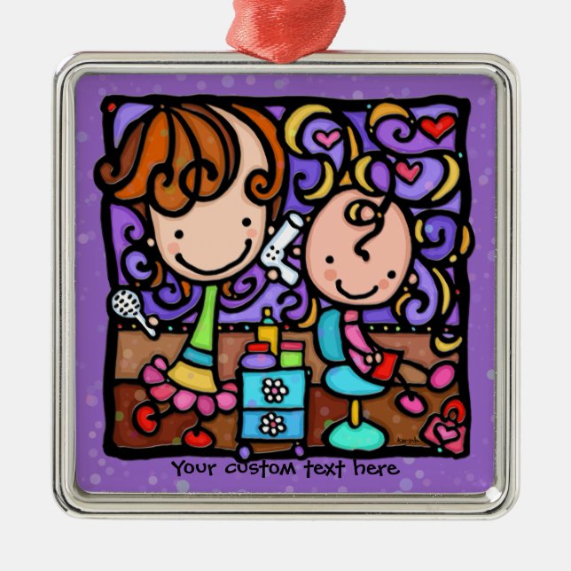 LittleGirlie plays Hair Stylist Ornament (Front)