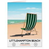 Littlehampton Beach East Sussex travel poster (Front)