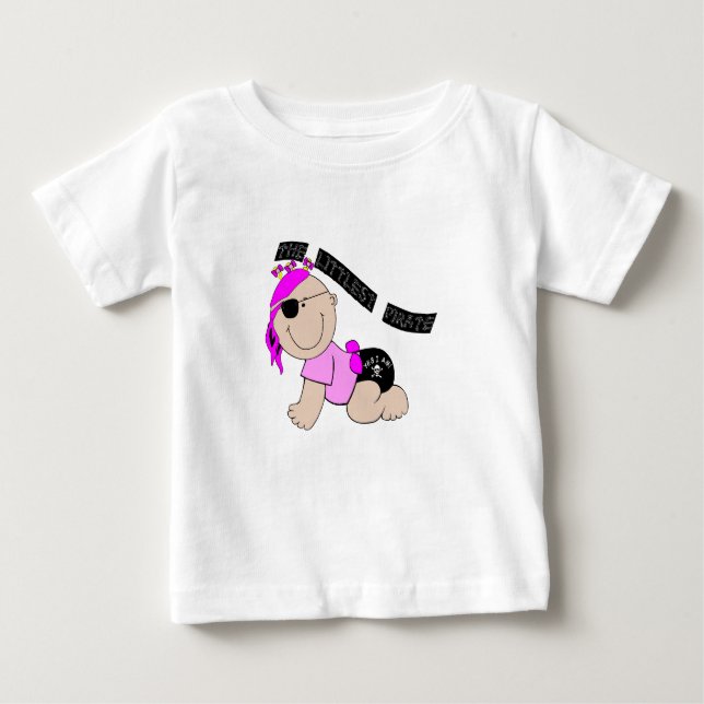 Littlest Pirate (Girl) Infant T-Shirt (Front)