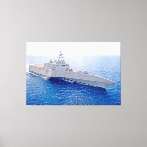 LITTORAL COMBAT SHIP  LCS_10 40x60 Canvas Print