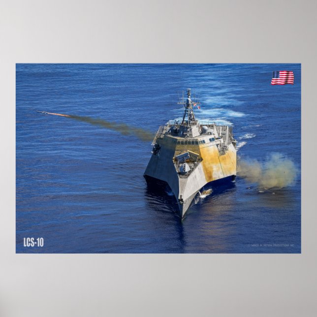 LITTORAL COMBAT SHIP – LCS-10 POSTER (Front)