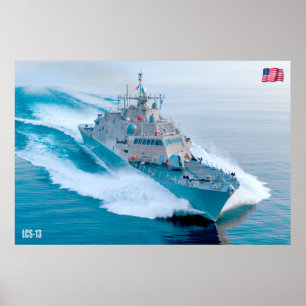 LITTORAL COMBAT SHIP – LCS-13 POSTER