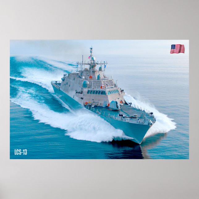 LITTORAL COMBAT SHIP – LCS-13 POSTER (Front)