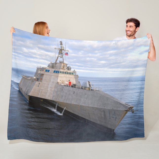 LITTORAL COMBAT SHIP – LCS-14 FLEECE BLANKET (In Situ)