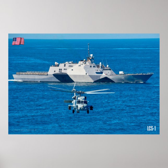 LITTORAL COMBAT SHIP – LCS-1 POSTER (Front)