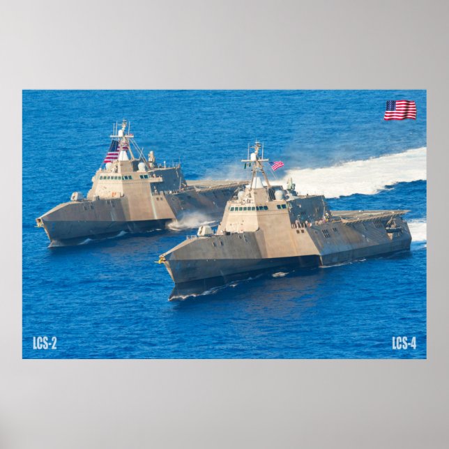 LITTORAL COMBAT SHIP – LCS-4 POSTER (Front)