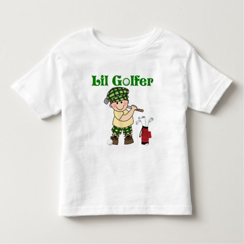 Litttle Golfer Toddler T_shirt