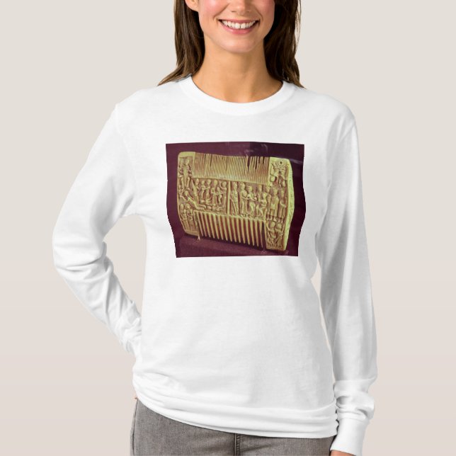 Liturgical comb, School of St.Albans, c.1120 T-Shirt (Front)