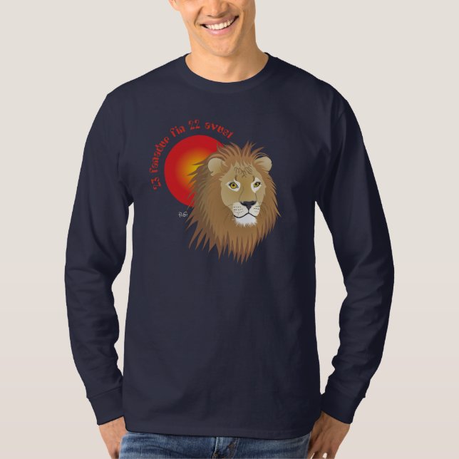 Liun 23 fanadur fin 22 avust T-Shirt (Front)