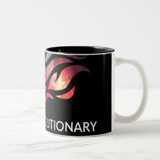 "LIV Revolutionary FULL BLK Mug" Two-Tone Coffee Mug