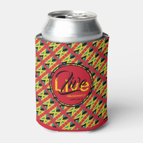 Live Abundantly John 1010 JAMAICA GRENADA Can Cooler