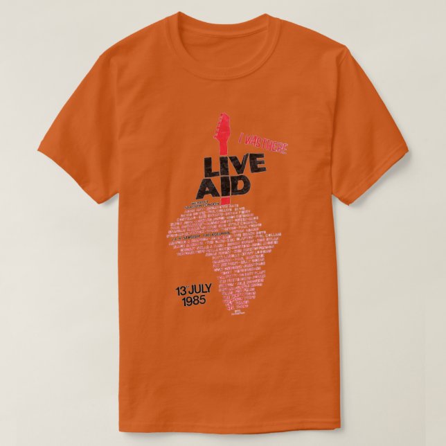 Live Aid 2 T-Shirt (Design Front)