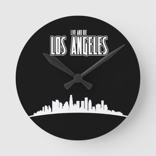 Live and Die In LA Round Clock