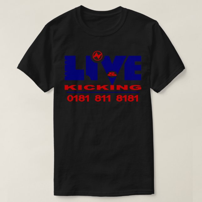 Live and Kicking British TV Show T-Shirt (Design Front)