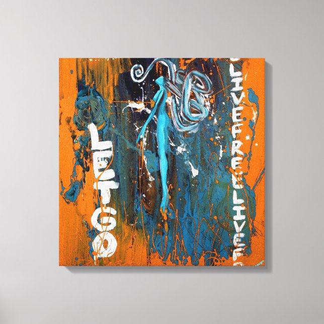 Live And Let Go (Wrapped Canvas) Canvas Print (Front)