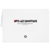 Live and Let Live 12 Step Recovery Slogan Quote Cards (Back Horizontal)