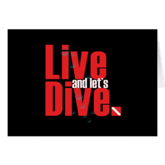 Live and Lets Dive Cards