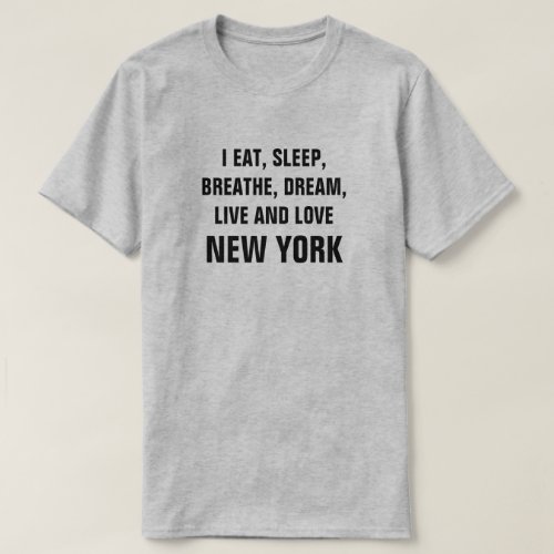 Live and Love New York T_Shirt