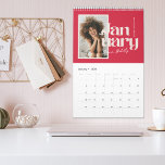 Live Bold | Modern Motivational Photo Calendar<br><div class="desc">Bold color. Modern style. Daily inspiration. Start each month with inspiration and style. This Live Bold wall calendar pairs empowering words with bold typography and vibrant colors, creating a modern editorial look that stands out all year long. Each month features an uplifting phrase, from Begin Boldly to End Strong, designed...</div>