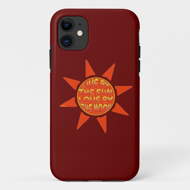 LIVE BY THE SUN LOVE BY THE MOON motivational      Case-Mate iPhone Case (Back)