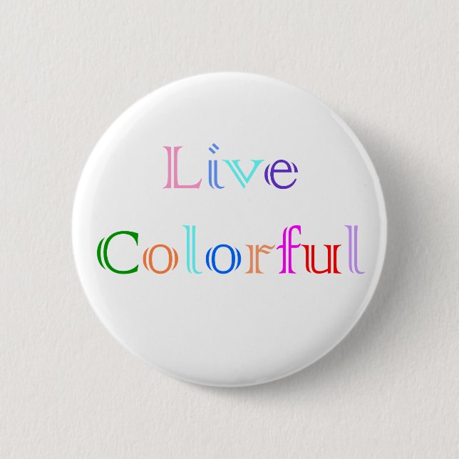 Live Colorful Button (Front)