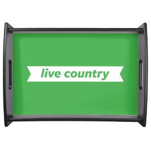 Live Country Serving Tray