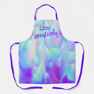 Live Creatively Colorful Apron