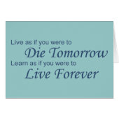 Live - Die Tomorrow blue (Front Horizontal)