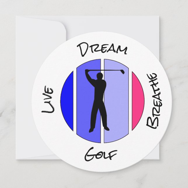 Live, dream, breathe golf (Front)