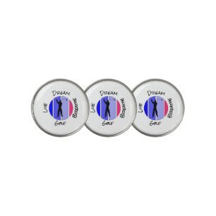 Live, dream, breathe golf ball marker