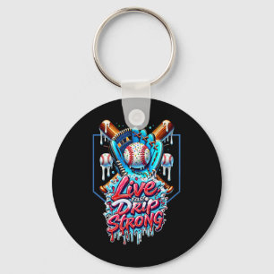 Live Drip Strong Bysebyll Glove Ice Cream Drip Spr Keychain