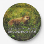 Live every day like it's Groundhog Day! plates