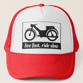 Live Fast, Ride Slow Trucker Hat