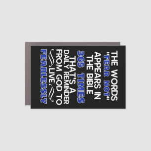 Live Fearlessly  Car Magnet